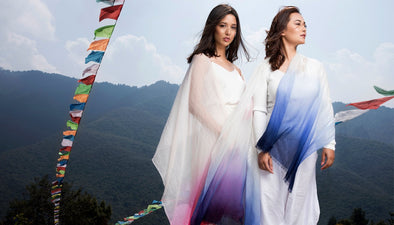 Fashion Shoot on Peace Mountain, Nepal