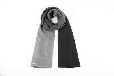 Grey Shades Cashmere Handwoven Scarf