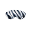 Cashmere Eye Mask - Tie-Dye Marbled in White/Indigo - 50% off