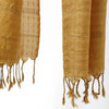 Mandalay Silk with Strands of Lotus Plant Dyed Wrap - Lotus Leaf