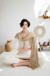 Lotus & Cashmere Meditation Shawl