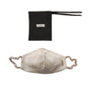 Lotus and Silk Face Mask with Covered Elastic - Natural