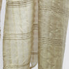 Mandalay Silk with Strands of Lotus Plant Dyed Wrap - Lotus Waterlily