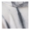 Marble Tie Dye Organic Cotton/Cashmere Jogger in White/Grey (40% off)