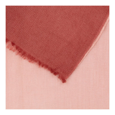 Peace Mountain Fine Weave Cashmere stole -Soft pinks