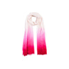 Peace Mountain Dip-dyed Scarf - Pink - 40% off