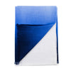 blue dipdye wool scarf